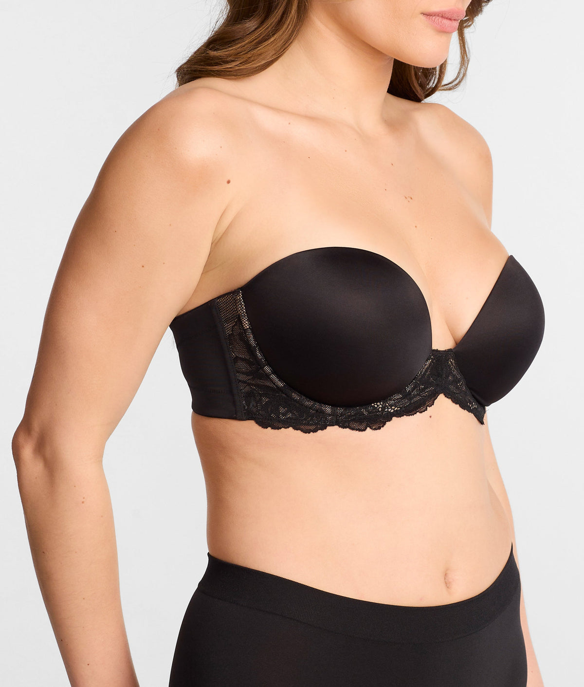 Self-Assured Push-Up Strapless Bra