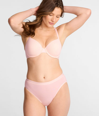 Understated Cotton Hi-Cut Brief