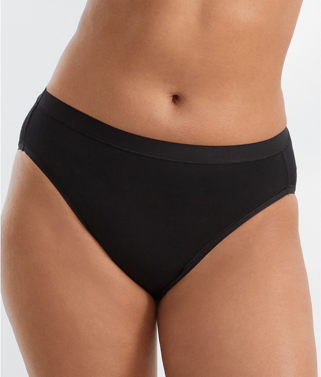 Understated Cotton Hi-Cut Brief