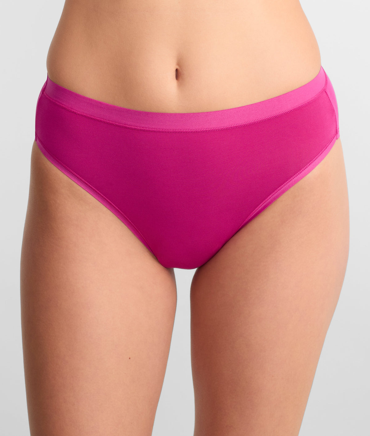 Understated Cotton Hi-Cut Brief