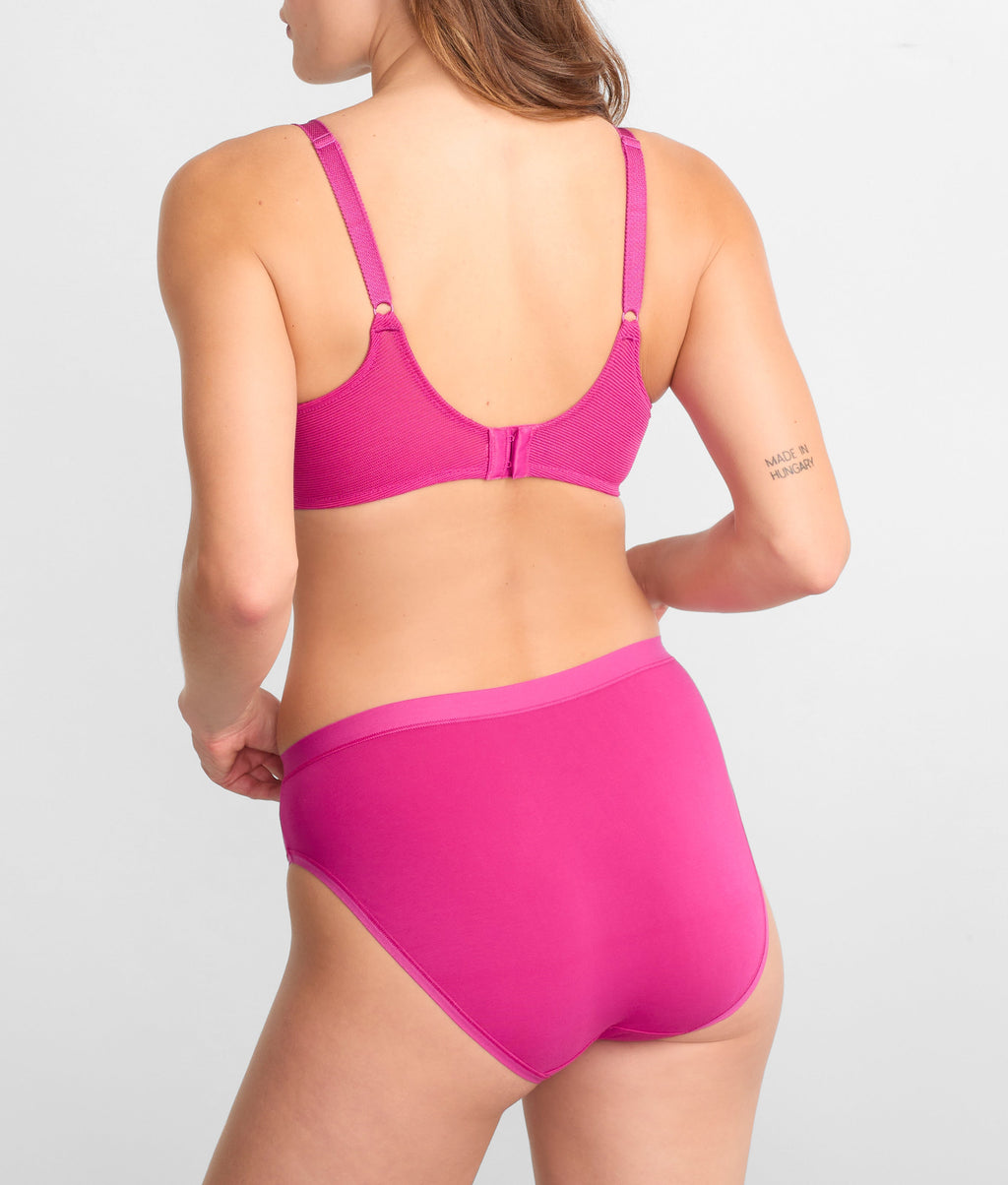 Understated Cotton Hi-Cut Brief
