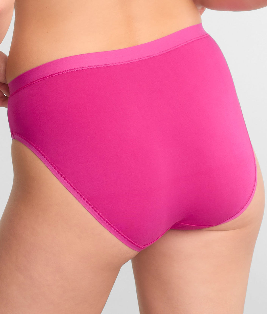 Understated Cotton Hi-Cut Brief