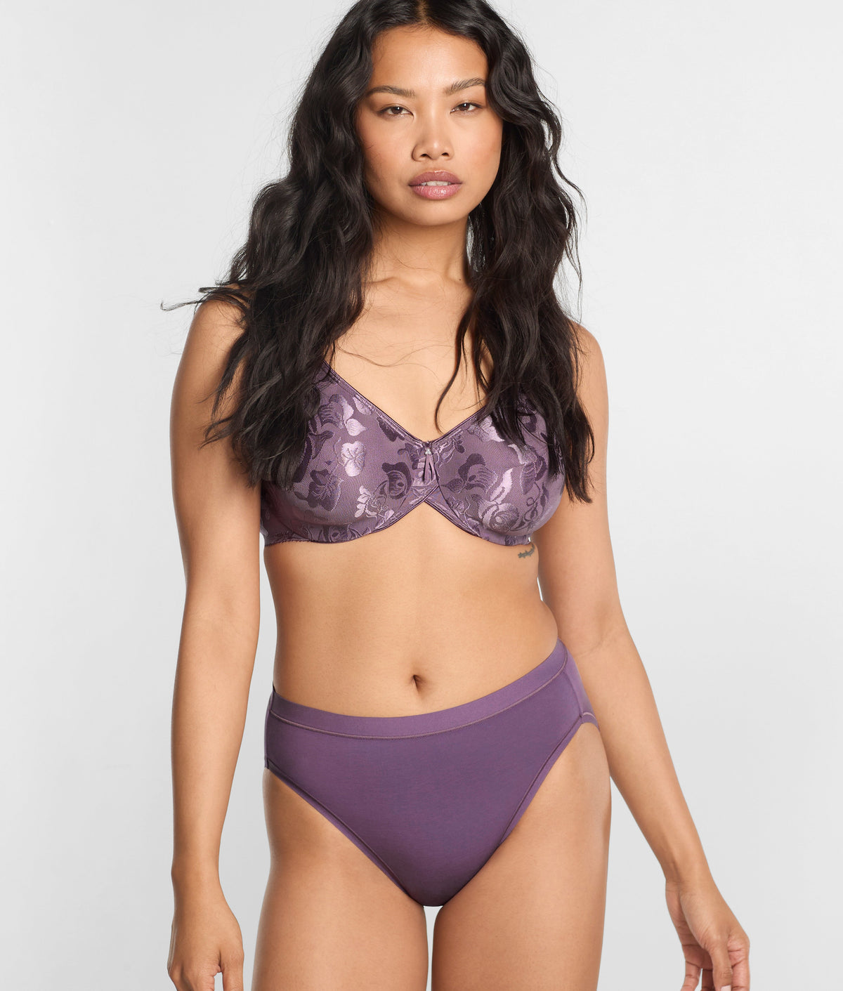 Understated Cotton Hi-Cut Brief
