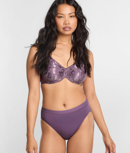 Understated Cotton Hi-Cut Brief