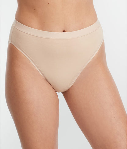 Understated Cotton Hi-Cut Brief