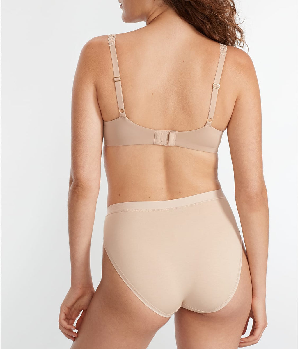 Understated Cotton Hi-Cut Brief
