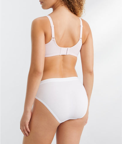 Understated Cotton Hi-Cut Brief